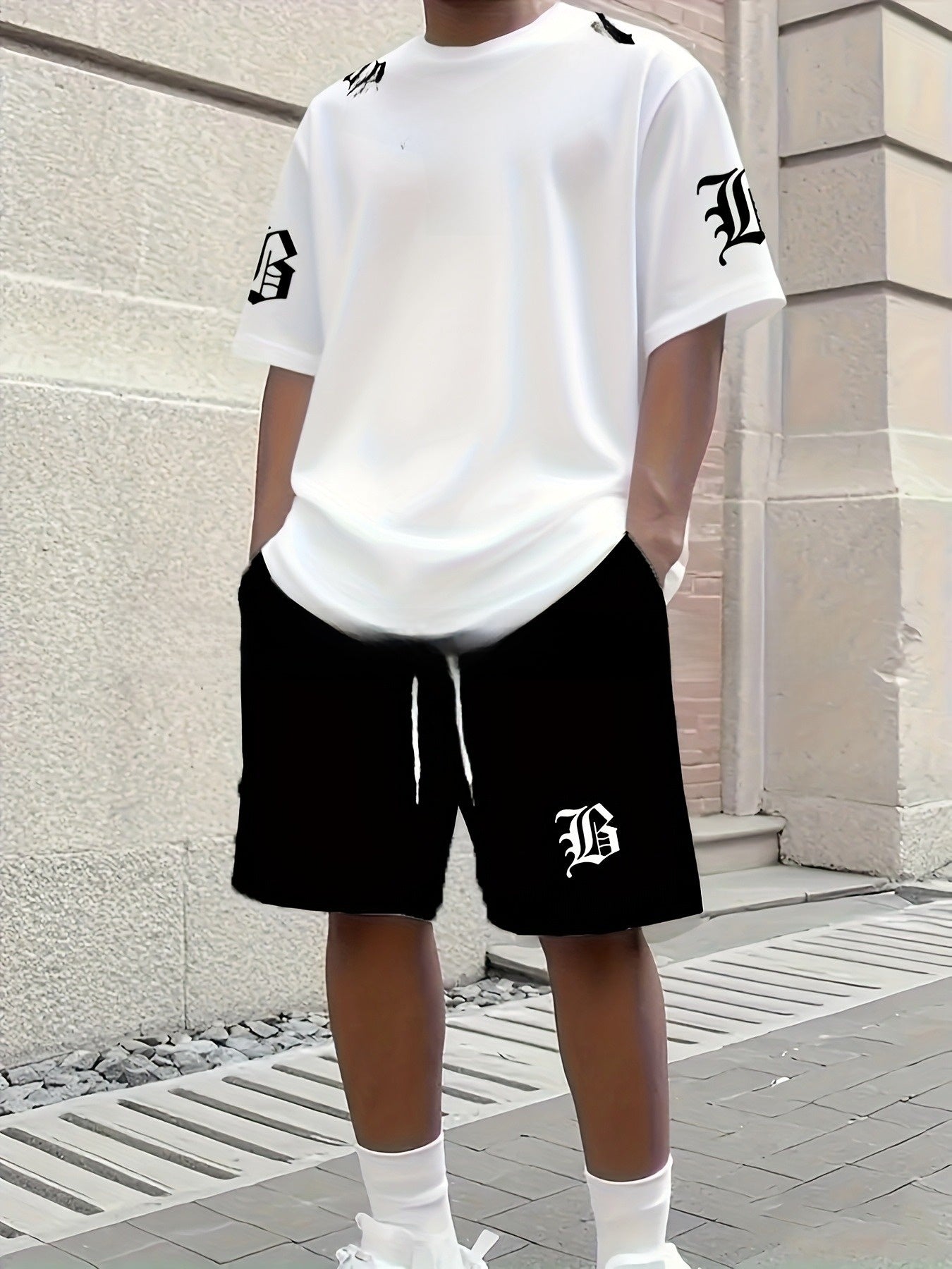 Men's Short Sleeve and Shorts Casual Set