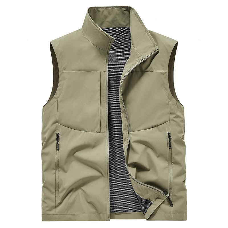 Men's Stand Collar Vest
