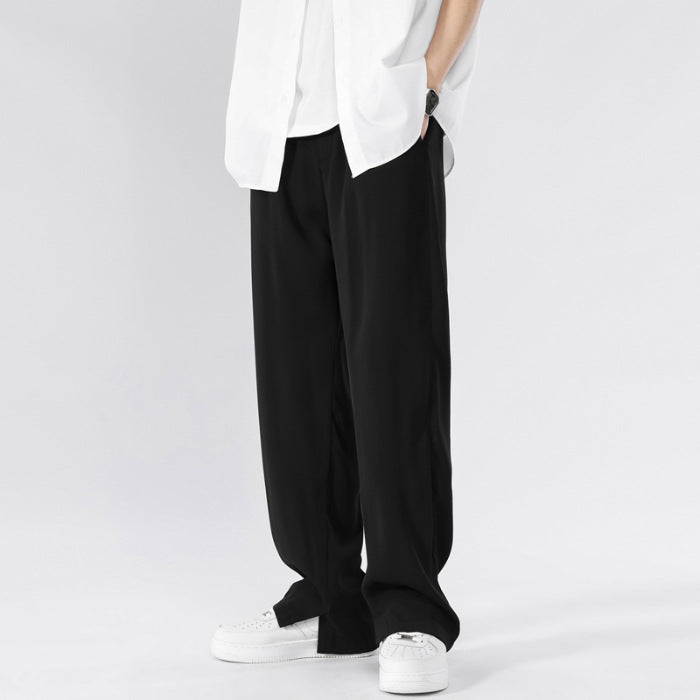 Men's Straight Leg Casual Trousers