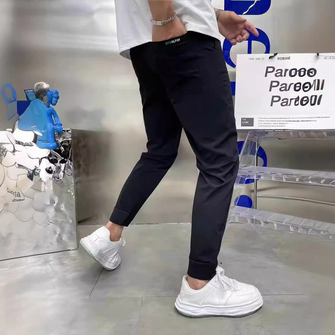 Men's Elastic Casual Pants