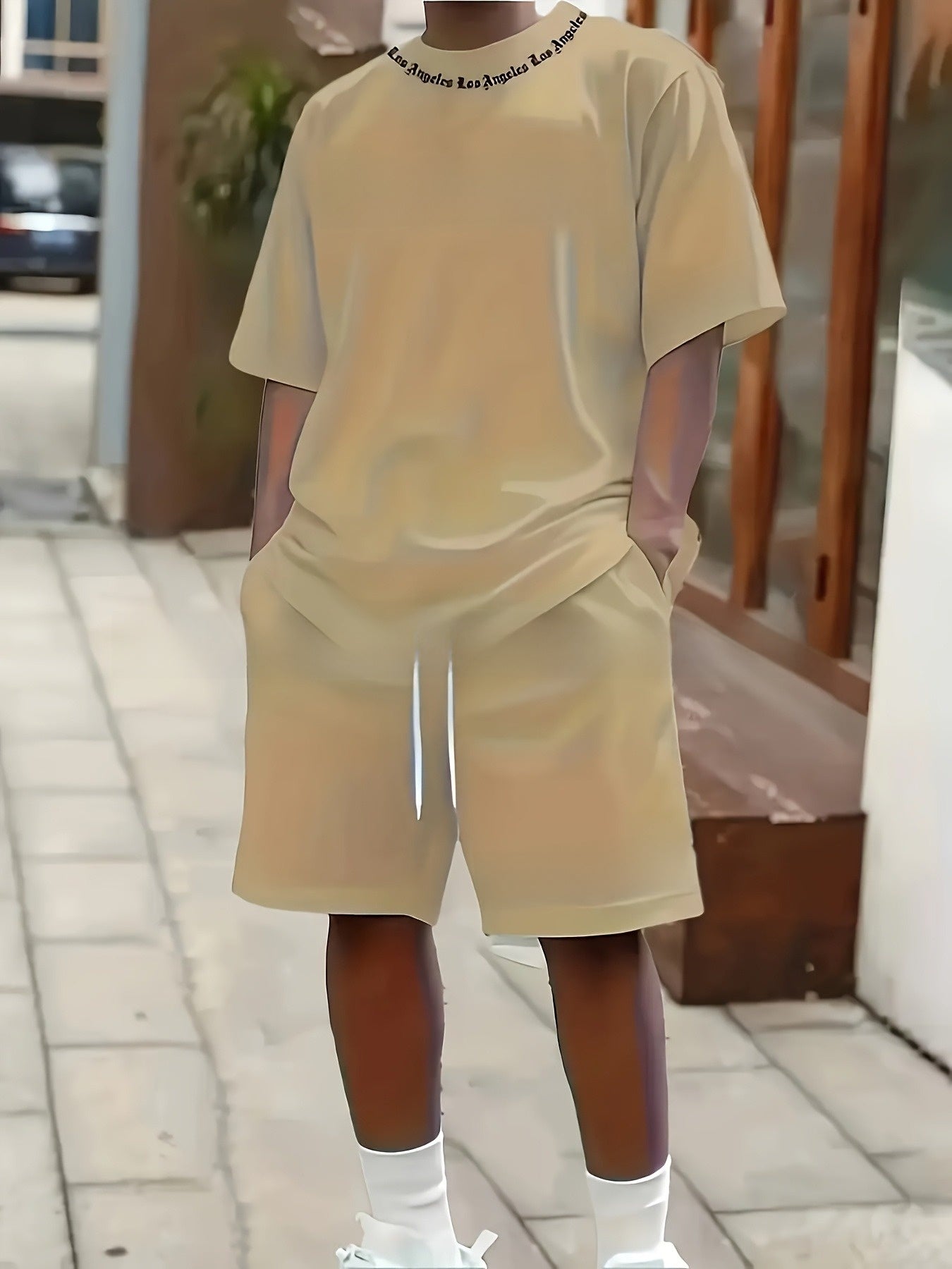 Men's Short Sleeve and Shorts Casual Set