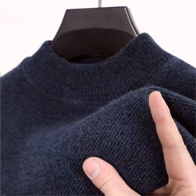 Men's Fleece-Lined Chenille Knit Sweater