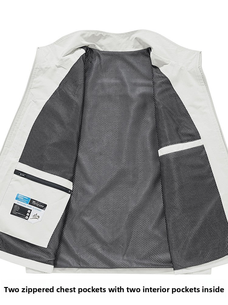 Men's Stand Collar Vest