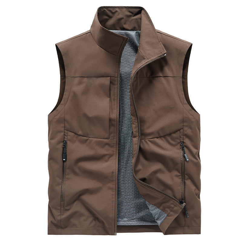 Men's Stand Collar Vest