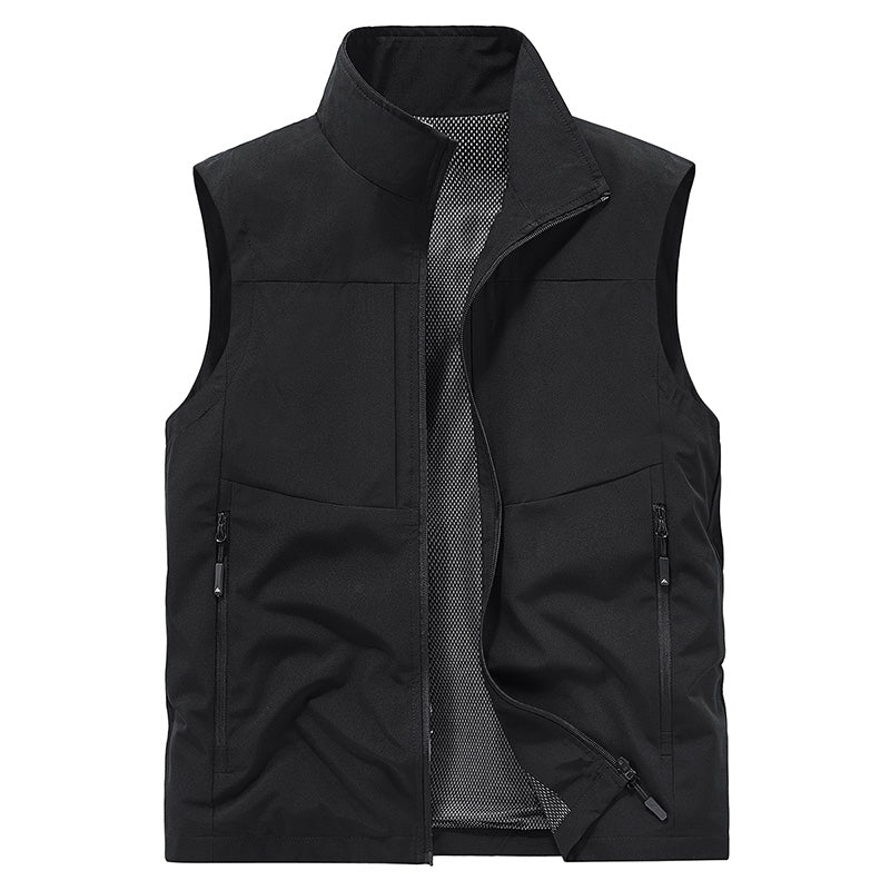 Men's Stand Collar Vest