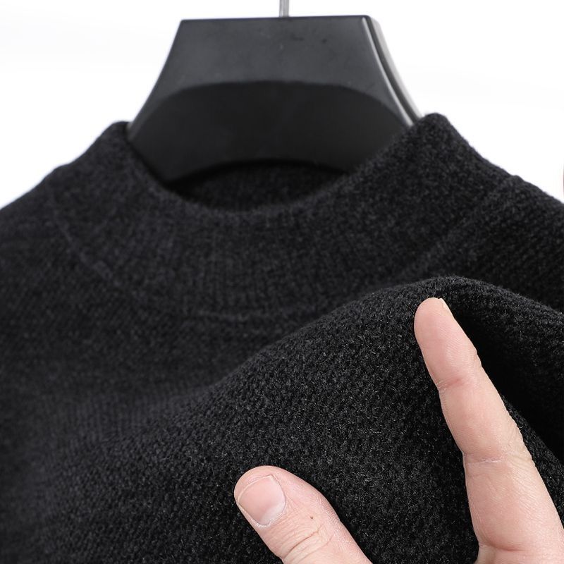 Men's Fleece-Lined Chenille Knit Sweater