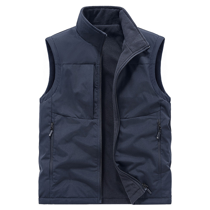 Men's Stand Collar Vest