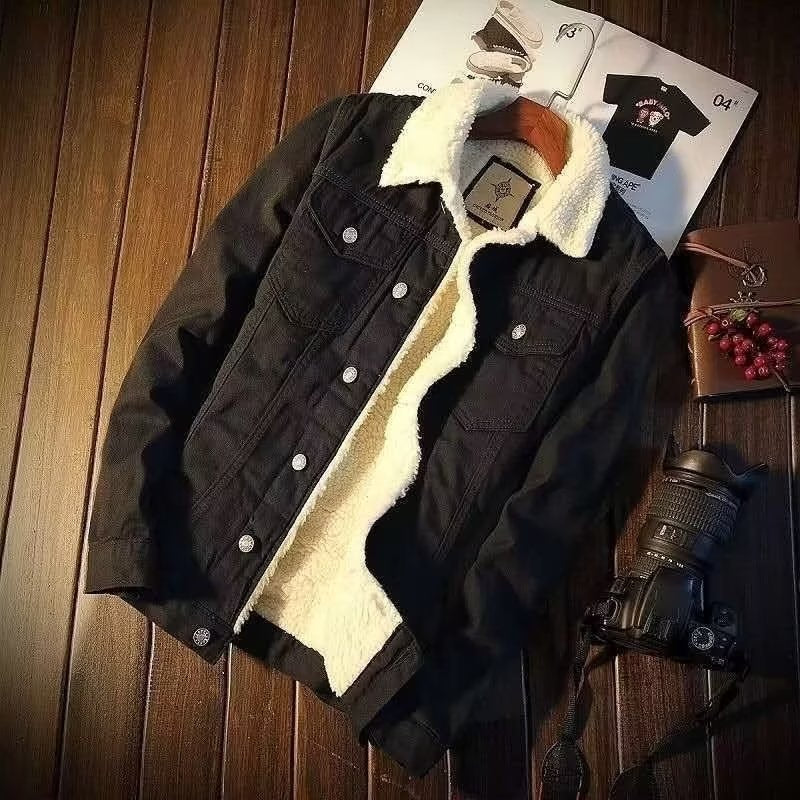 Men's Fleece-Lined Denim Jacket