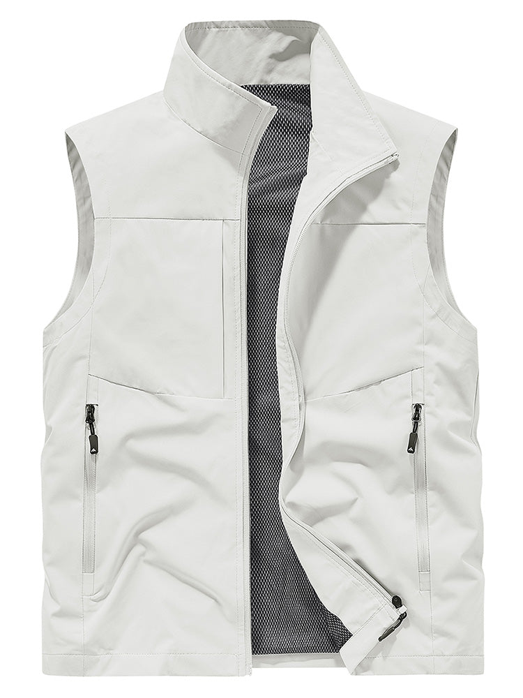 Men's Stand Collar Vest