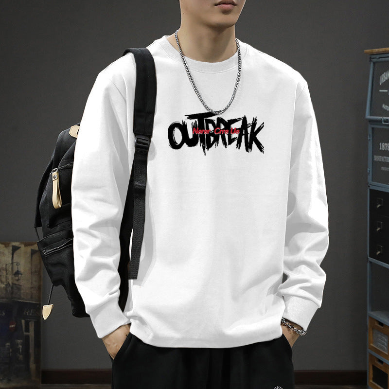 Men's Heavyweight Cotton Long Sleeve T-Shirt