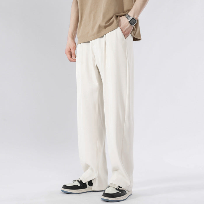 Men's Straight Leg Casual Trousers