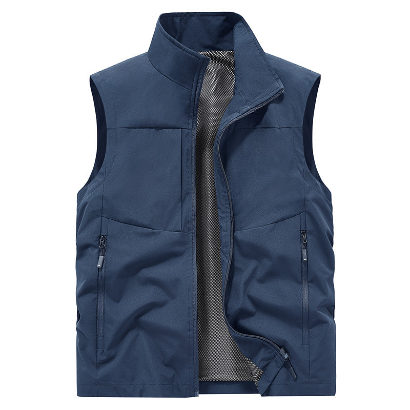 Men's Stand Collar Vest
