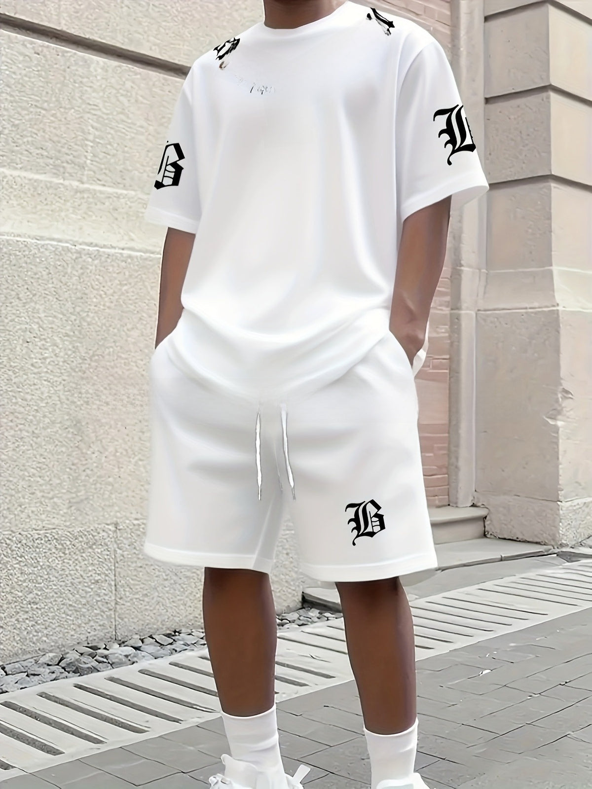 Men's Short Sleeve and Shorts Casual Set