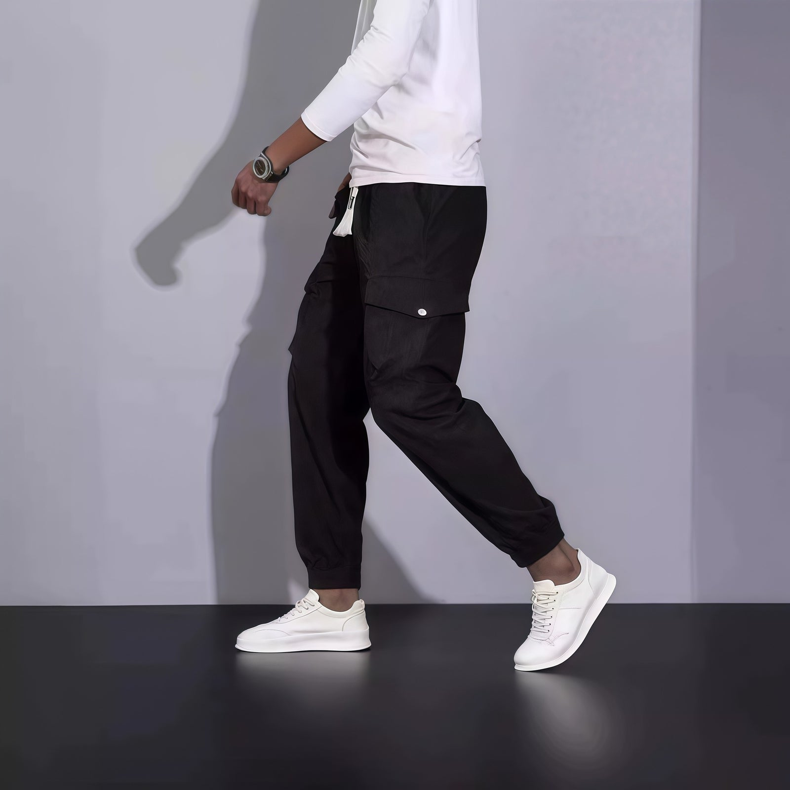 Woolen corduroy men's casual pants