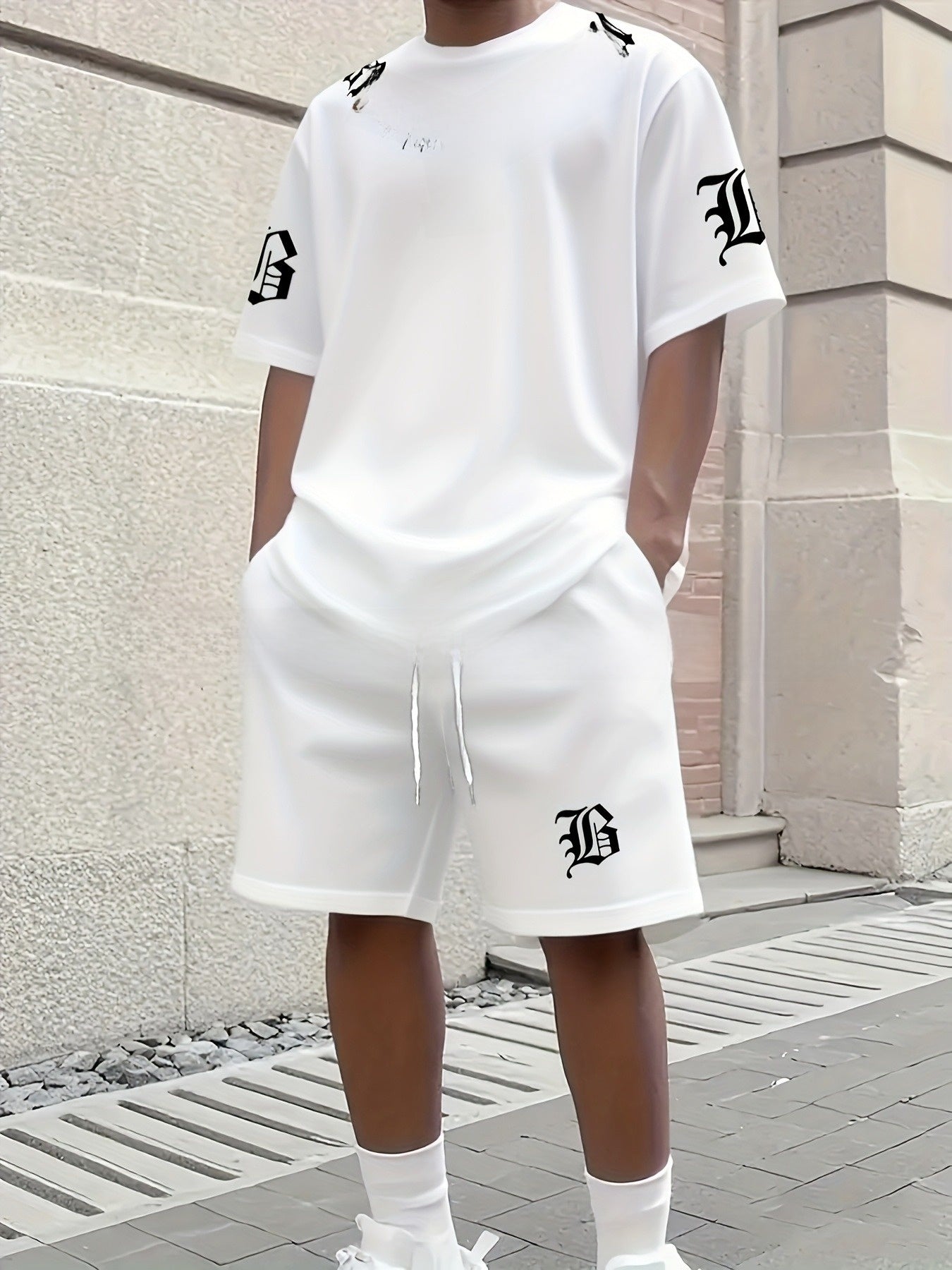 Men's Short Sleeve and Shorts Casual Set