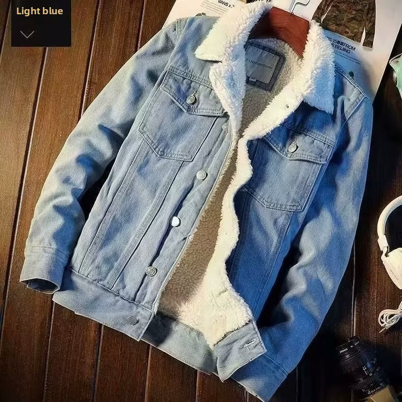 Men's Fleece-Lined Denim Jacket