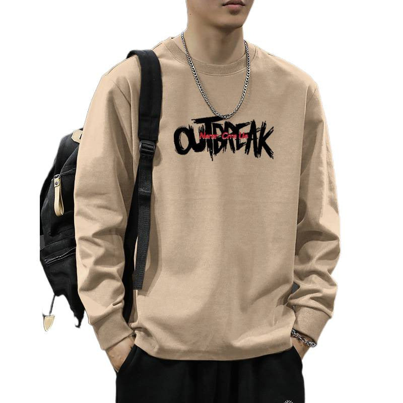 Men's Heavyweight Cotton Long Sleeve T-Shirt