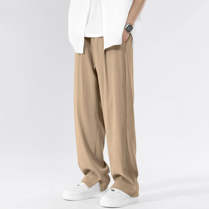 Men's Straight Leg Casual Trousers