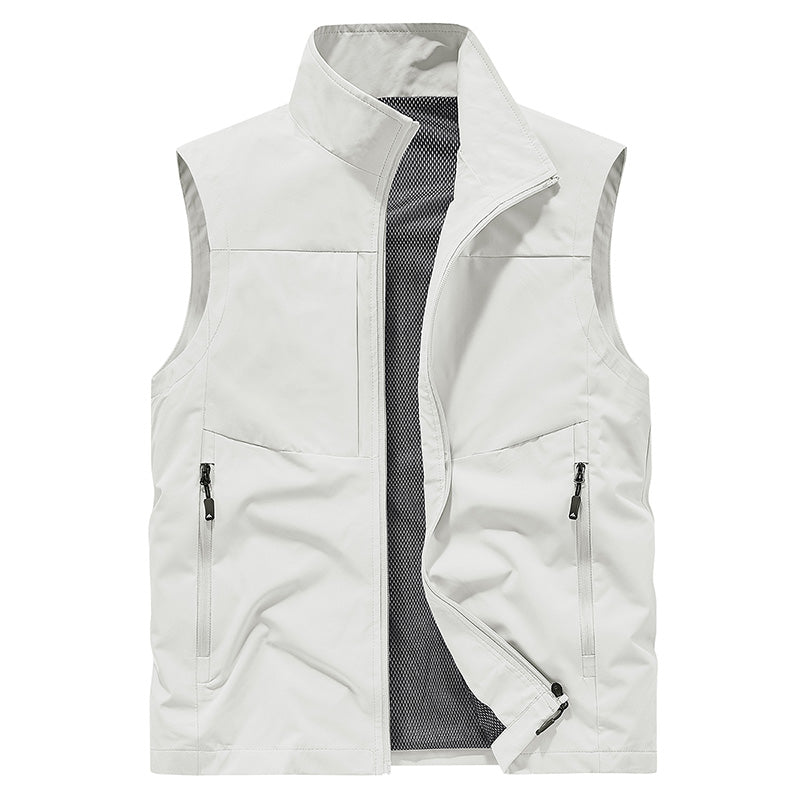 Men's Stand Collar Vest