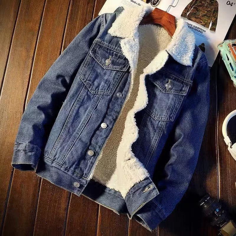 Men's Fleece-Lined Denim Jacket