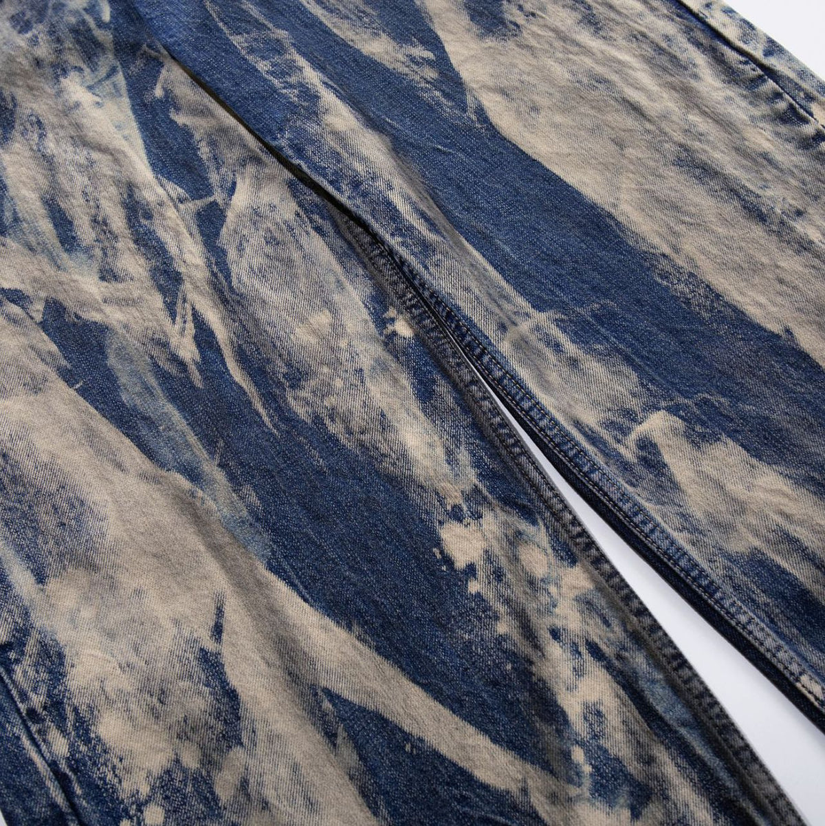 Men's Loose Fit Vintage Washed Jeans