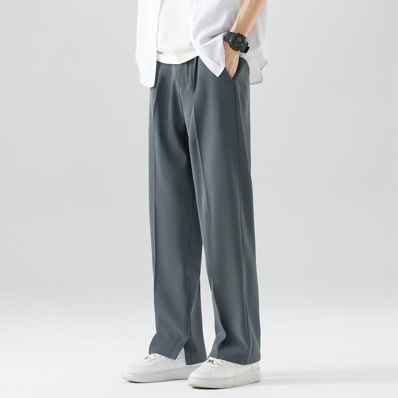 Men's Straight Leg Casual Trousers