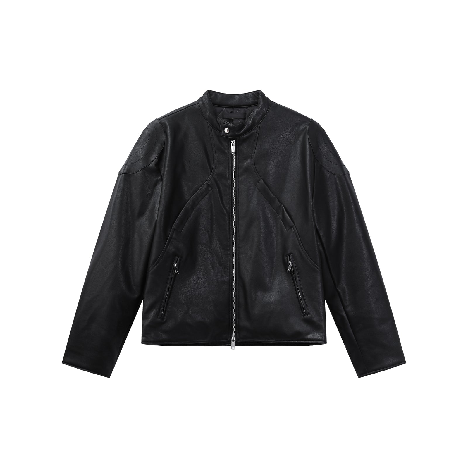 Men's PU Leather Biker Jacket