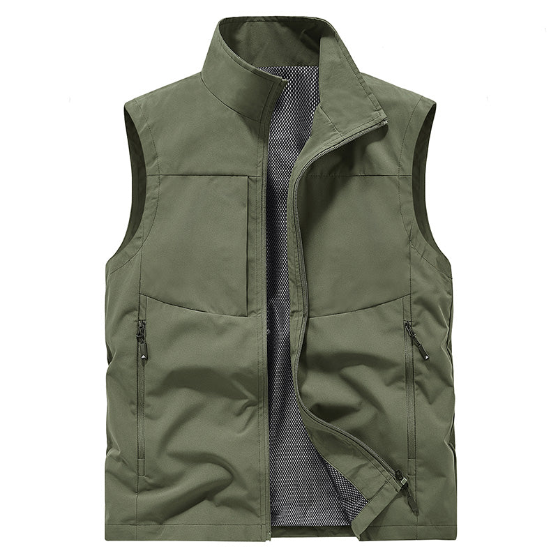 Men's Stand Collar Vest
