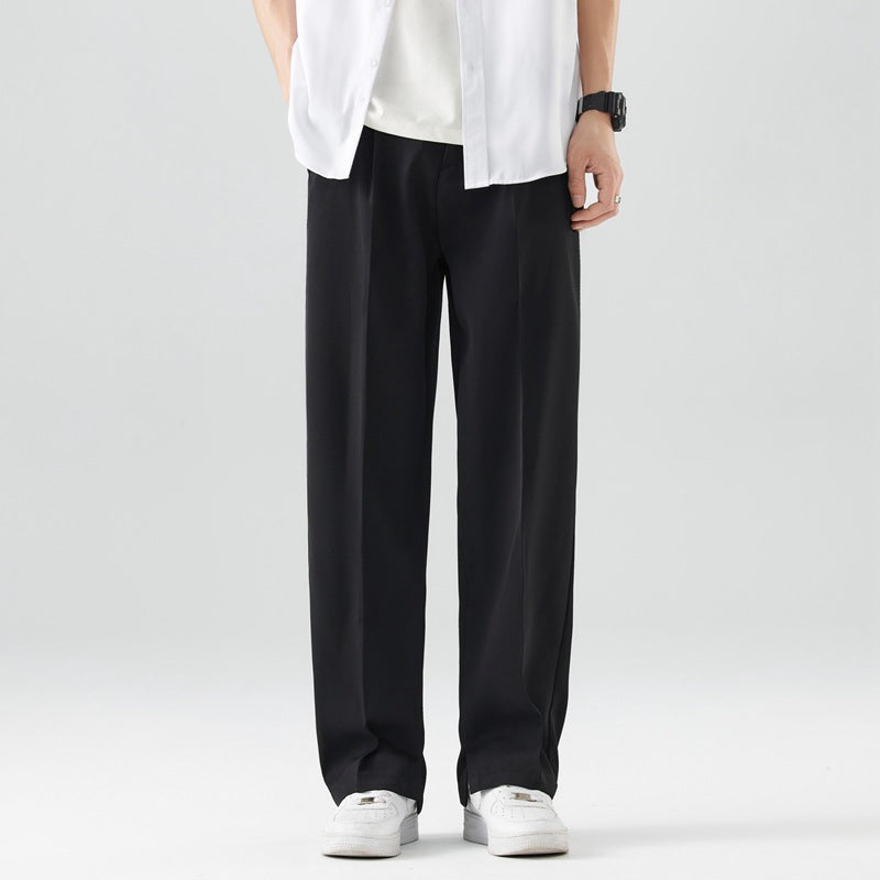 Men's Straight Leg Casual Trousers