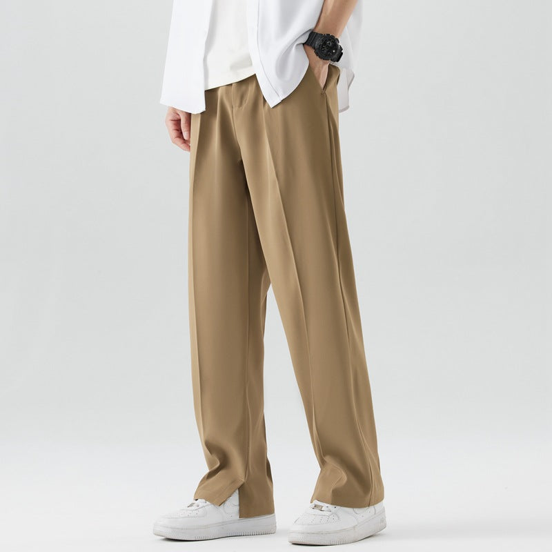 Men's Straight Leg Casual Trousers