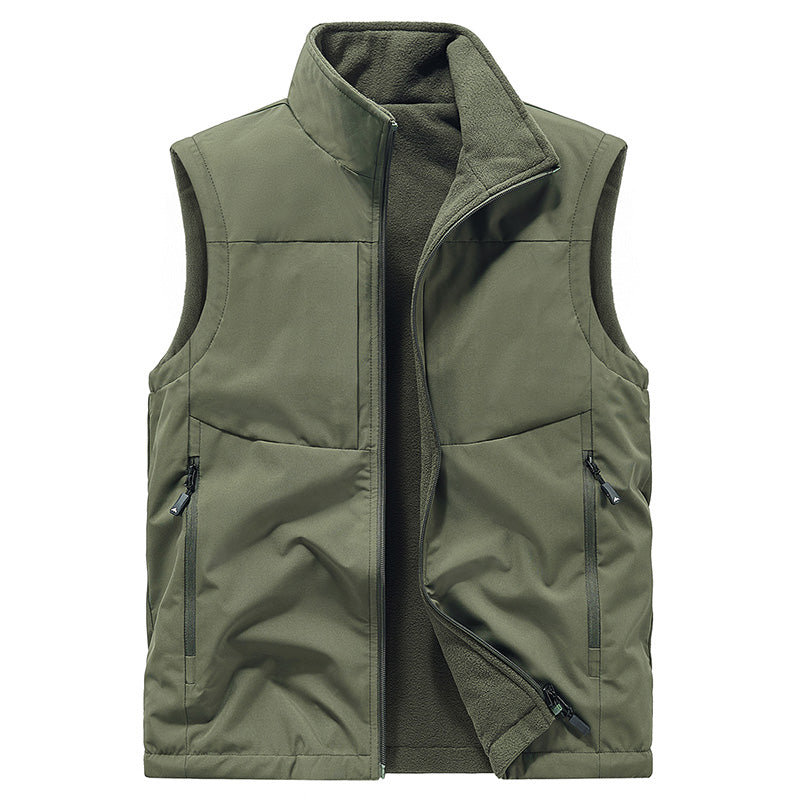 Men's Stand Collar Vest