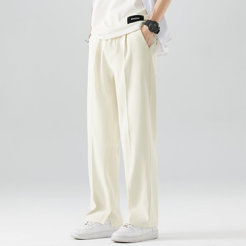Men's Straight Leg Casual Trousers