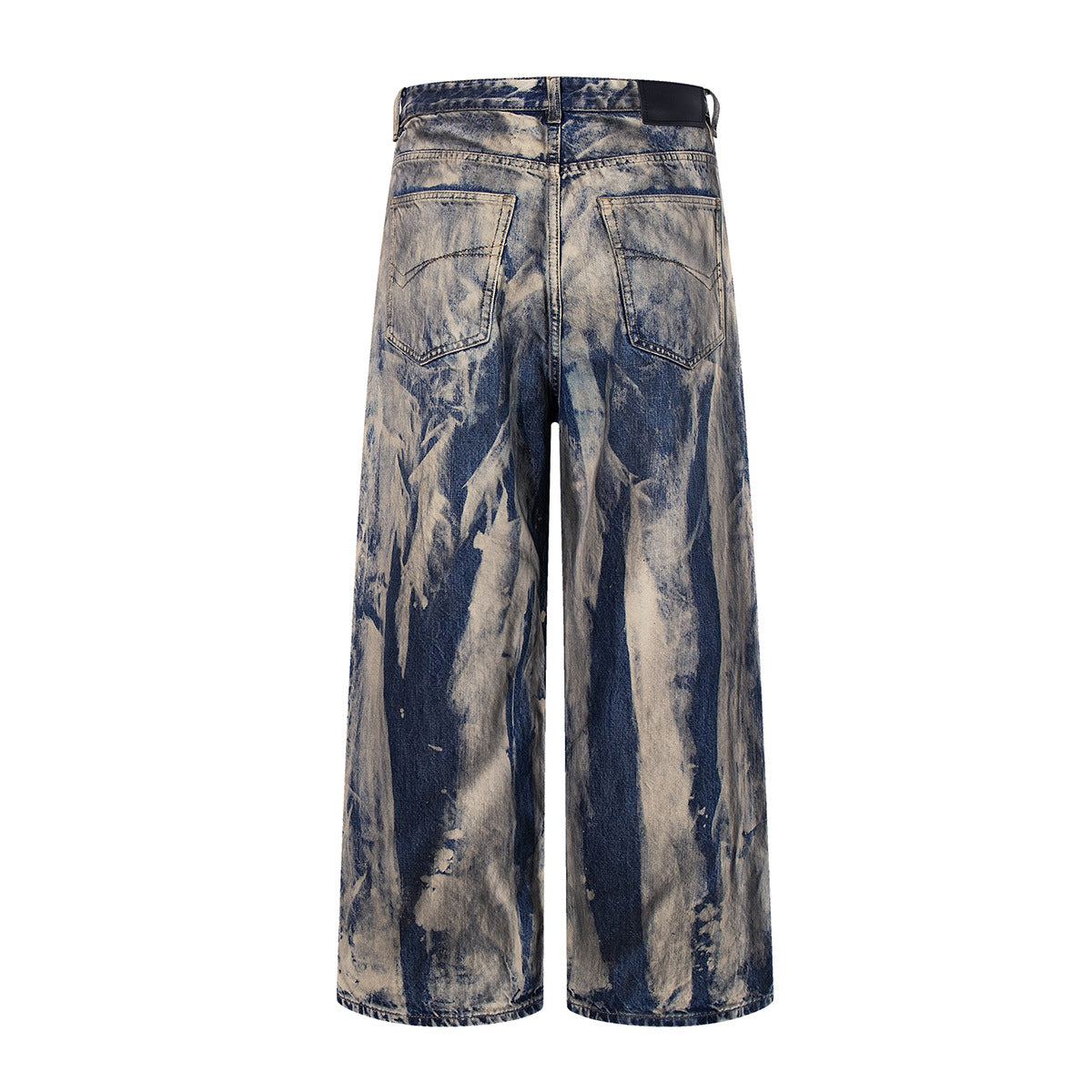 Men's Loose Fit Vintage Washed Jeans