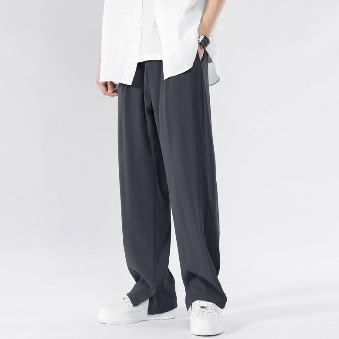 Men's Straight Leg Casual Trousers